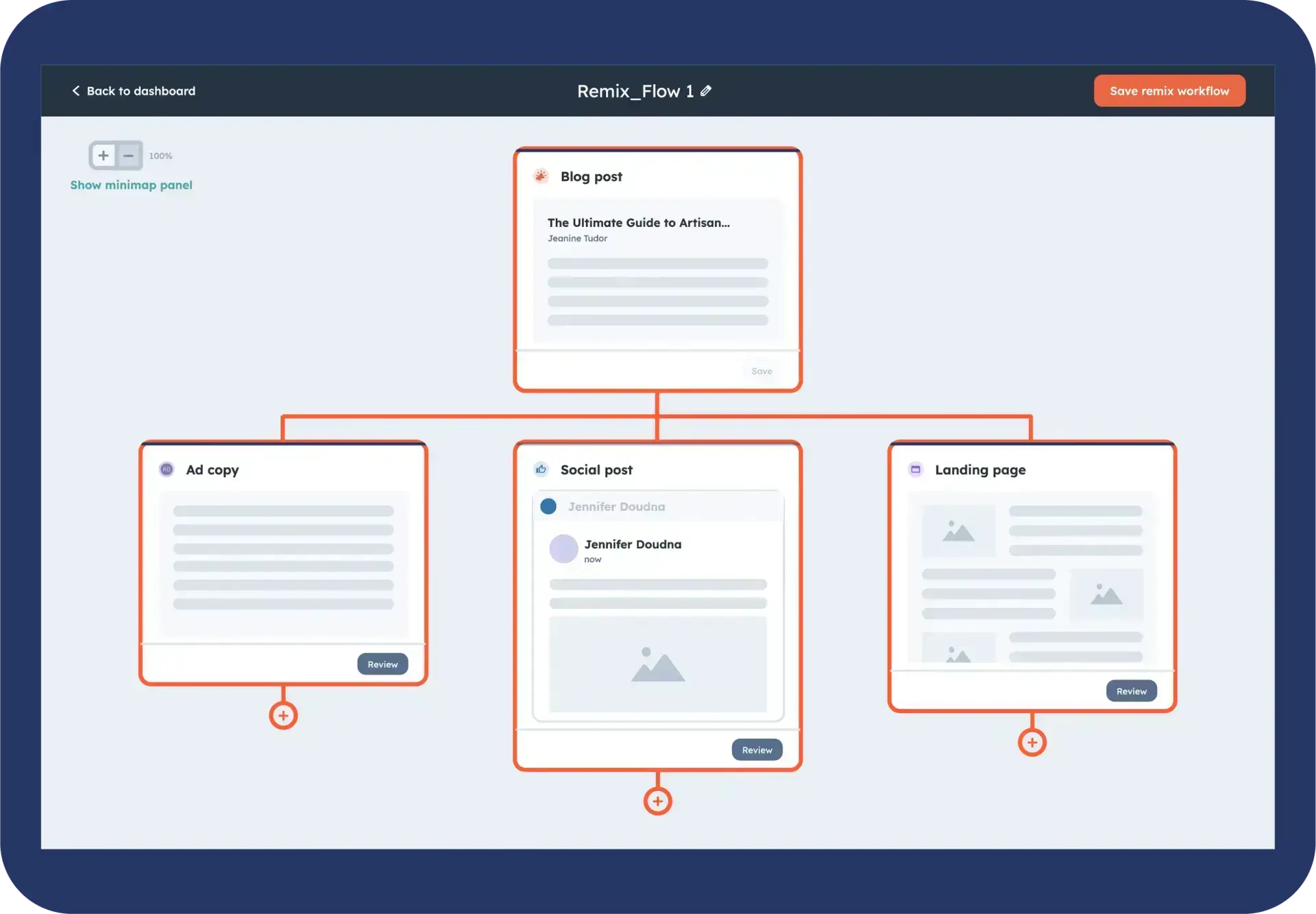 Optimized CRM dashboard built with HubSpot support tools for real-time service tracking.