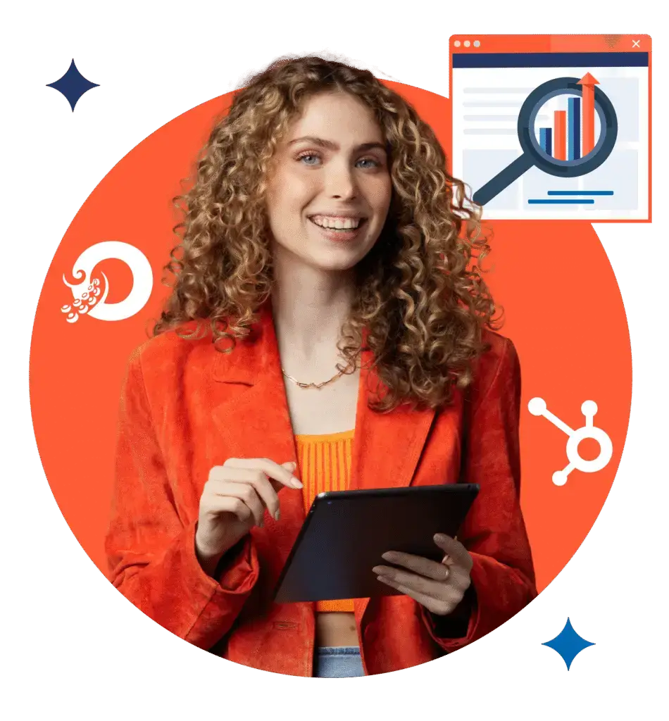 Sequenza di ottimizzazione del flusso di lavoro che mostra come un'agenzia HubSpot automatizza le attività per un cliente SaaS.