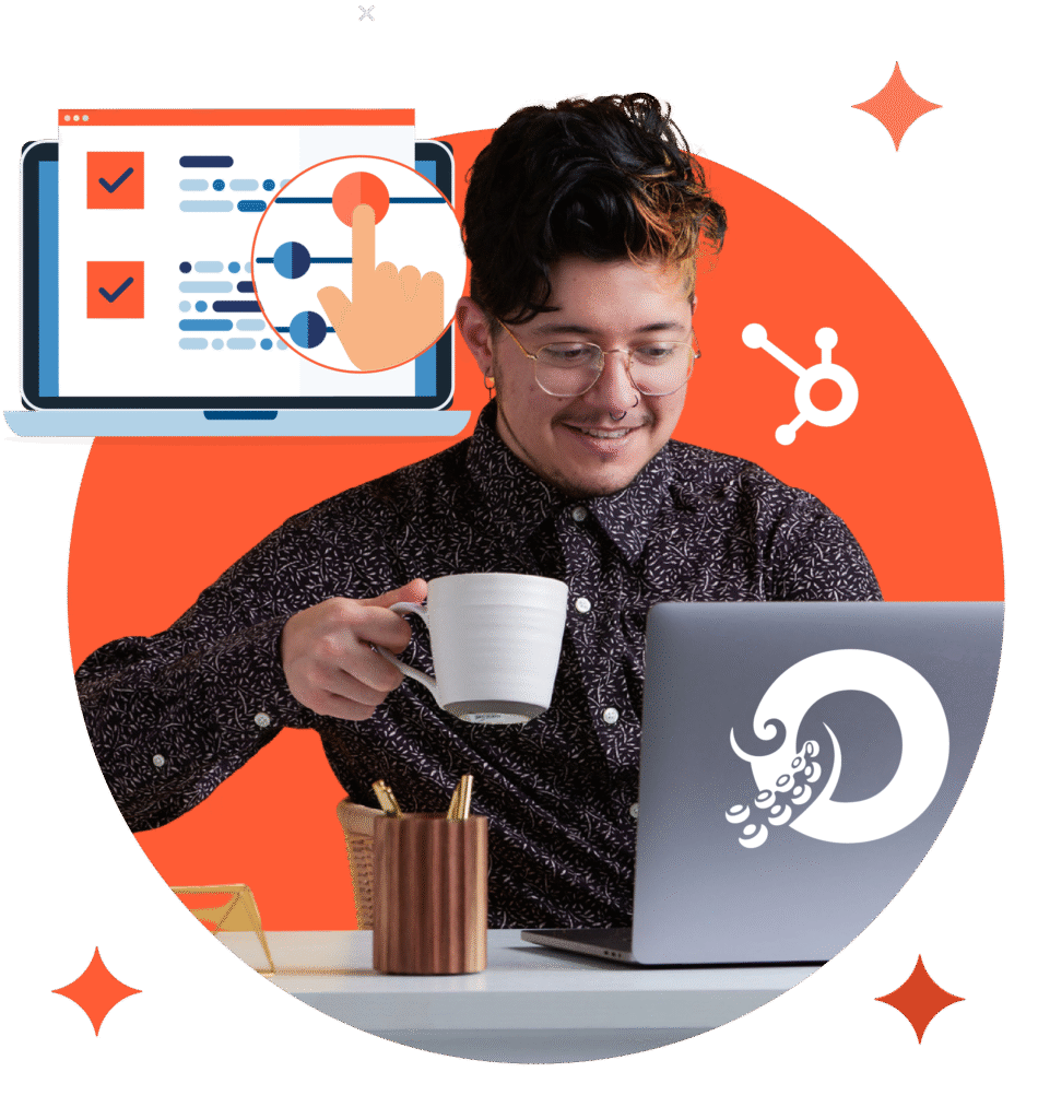 Des étapes d'automatisation du flux de travail ont été configurées dans HubSpot CRM afin d'améliorer le transfert des prospects entre les équipes de vente.