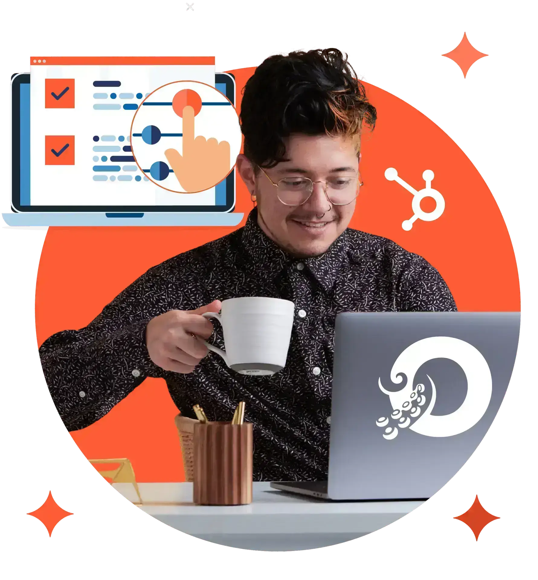 Fasi di automazione del flusso di lavoro configurate nel CRM HubSpot per migliorare il passaggio dei lead tra i team di vendita.